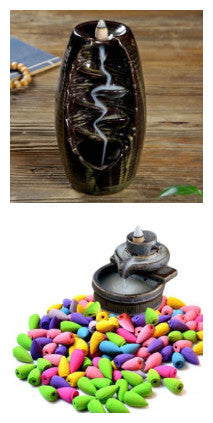 Multi-layers Ceramic Back flow Incense Burner