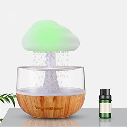 2-in-1 Desk Humidifier Rain Cloud Aromatherapy Essential Oil