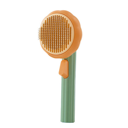 New Pet Cat Brush Self-cleaning Comb Looper