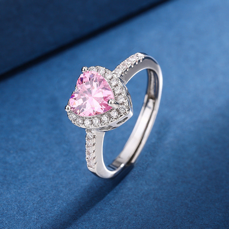 Fashion Jewelry Micro-encrusted Zircon Diamond Ring