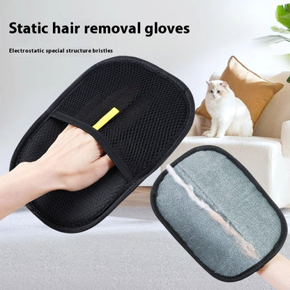 Pet Hair Remover Mitt Pet Hair Remover Gloves Deshedding Brush