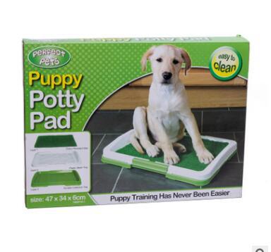 Flat Pet Toilet Dog Potty With Lawn Trumpet