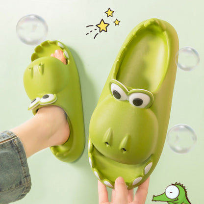 ﻿Kids Dinosaur Slippers Wholesale Summer Cartoon Parent Child Outdoor Sandals