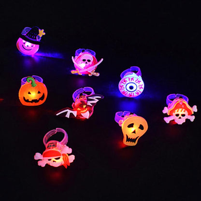 Halloween Decorations Halloween Glowing Brooch Ring
