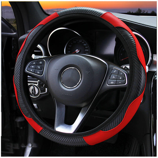 Car Steering Wheel Cover Carbon Fiber Sports Model Without Inner Ring