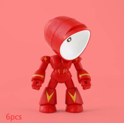 Cute LED Hero Table Lamp Mini Portable Cool Cute Robot
