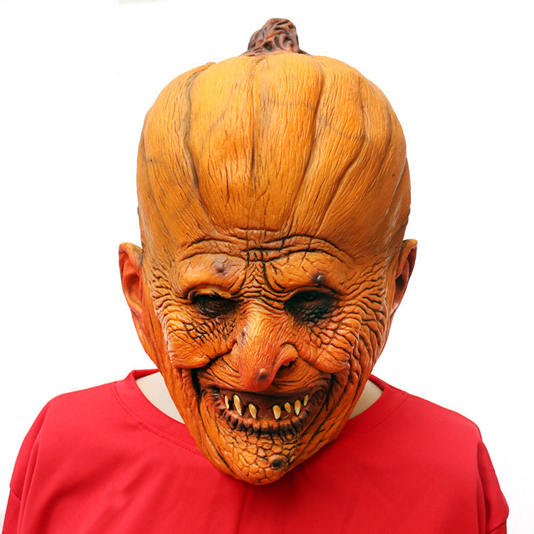 Halloween Easter Pumpkin Cosplay Latex Mask Scary