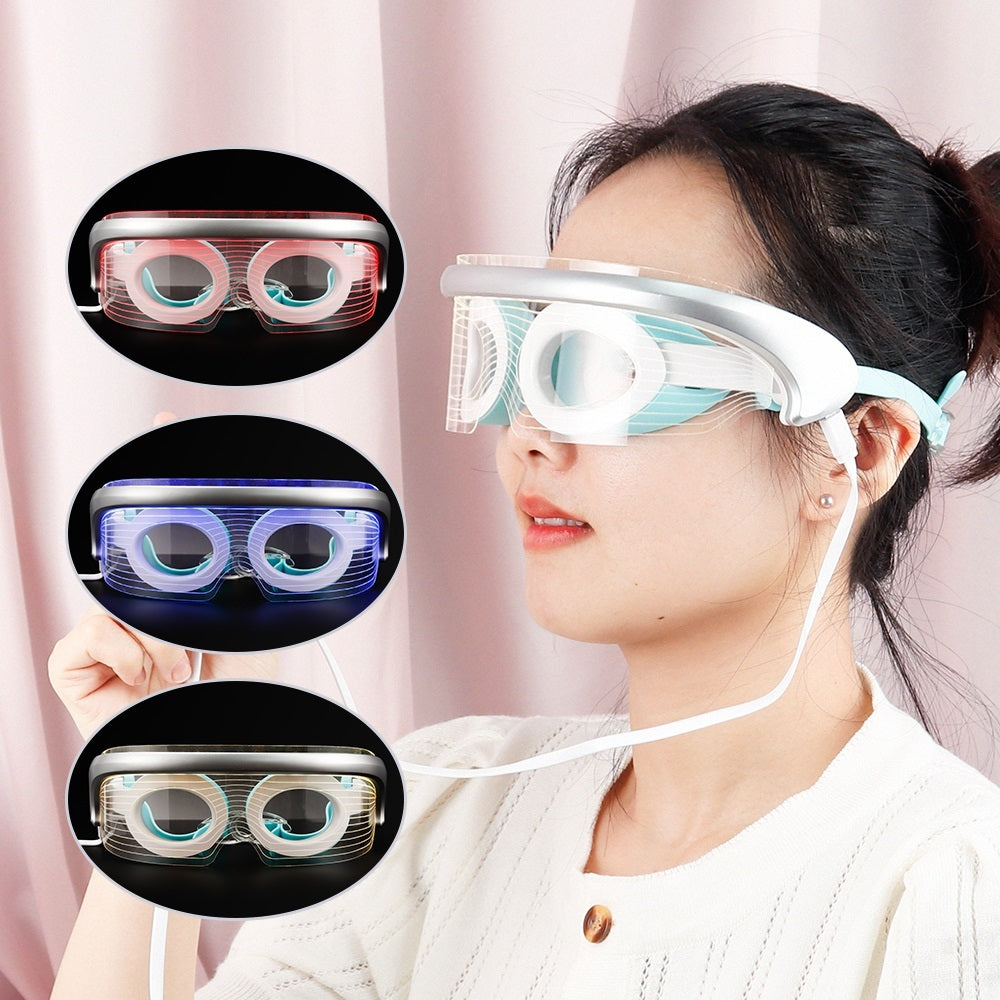 LED Photon Eye Massager Light Therapy Anti Aging Eye Skin Tighten