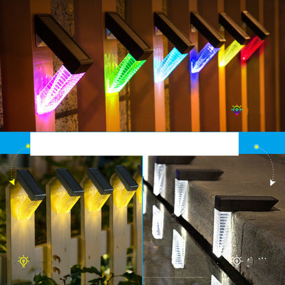 LED Solar Stairs Lights Outdoor Garden  Lighting  Decoration