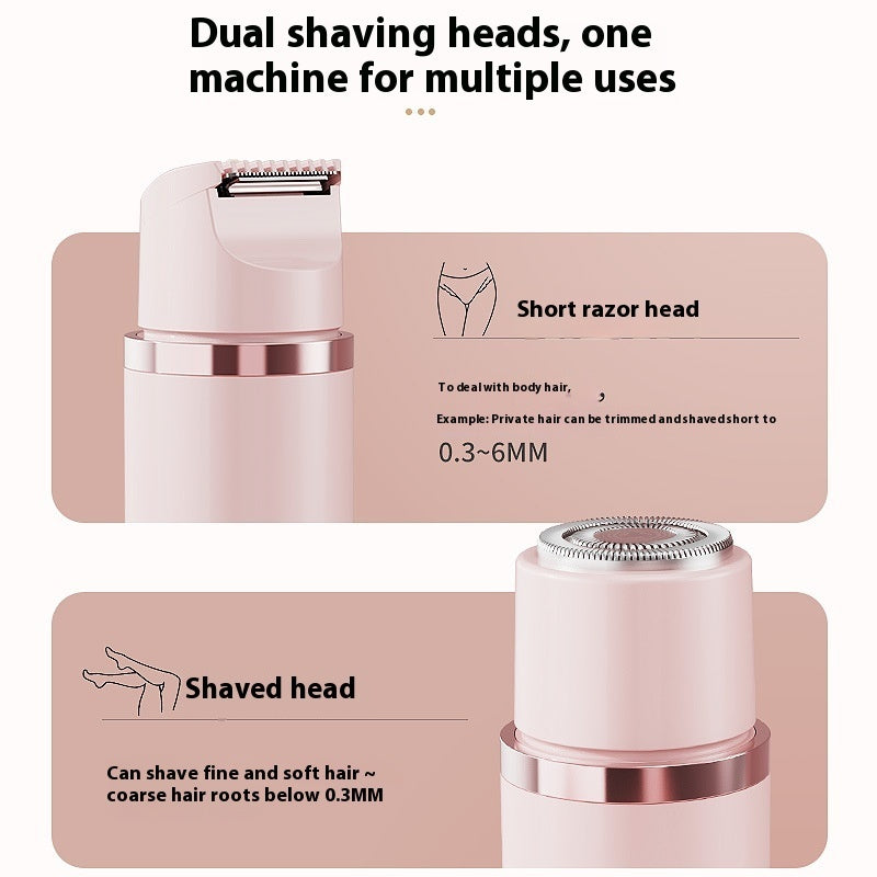 Dual-Head Electric Shaver Painless Women's Epilator