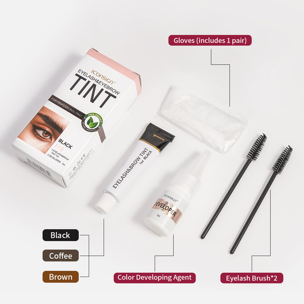 Eyelash Eyebrow Dye Tint Kit Brow Lamination