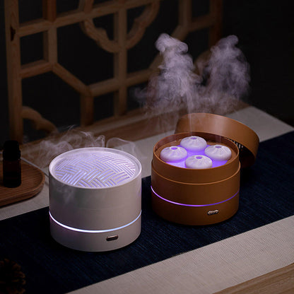 1pc Unique Four Spray Design Steaming Bun Aroma Diffuser Air Humidifier