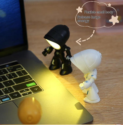 Cute LED Hero Table Lamp Mini Portable Cool Cute Robot