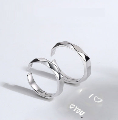 S925 Sterling Silver Rings By Light New Jewelry