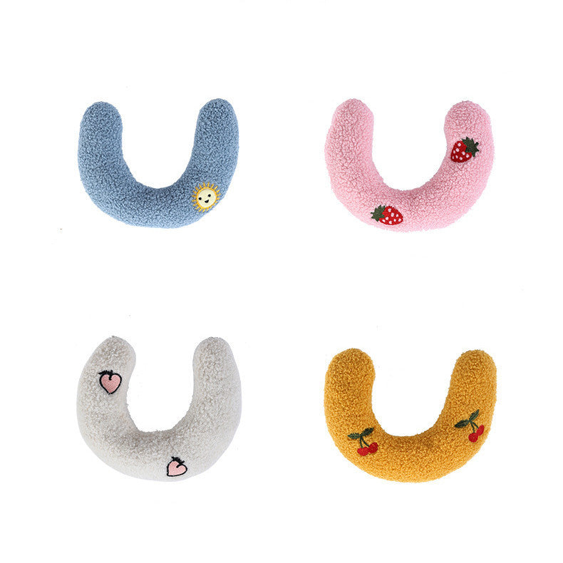 Pet Dog Cat Pillow Protect Cervical Spine Deep Sleep U-shape Pillow