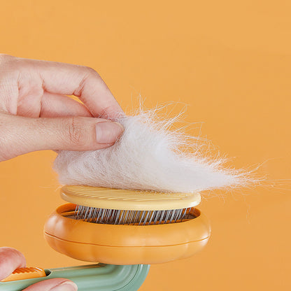 New Pet Cat Brush Self-cleaning Comb Looper