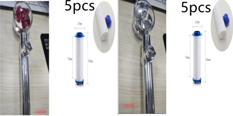 New Turbo Propeller Shower Head Water Saving High Pressure