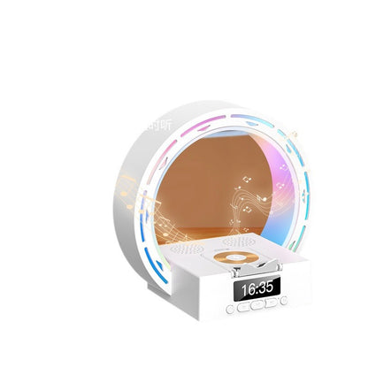 4 In 1 Wireless Bluetooth-compatible Speaker Charging Pad Bedside Lamp