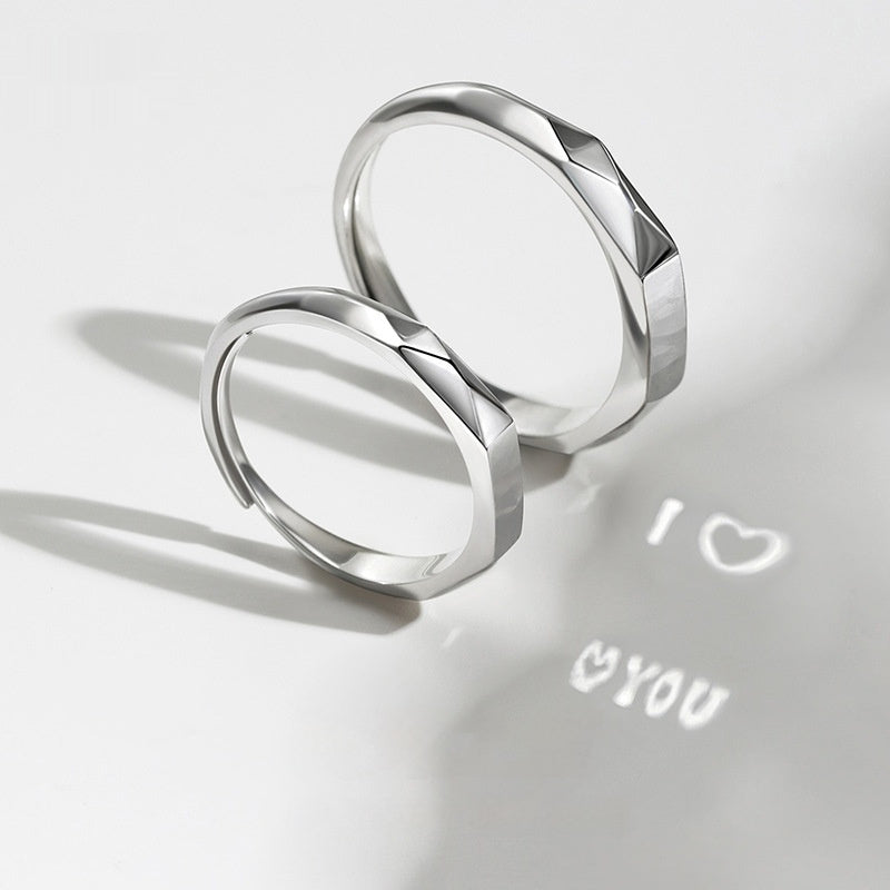 S925 Sterling Silver Rings By Light New Jewelry