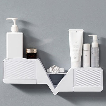 Creative Wall Mounted Soap Box With Lid Single Double Grids