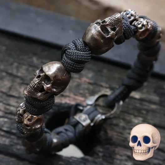Halloween Jewelry Skull Premium Paracord Bracelet Stylish Skull