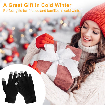 Unisex Touch Screen Gloves Full Finger Knitted Gloves