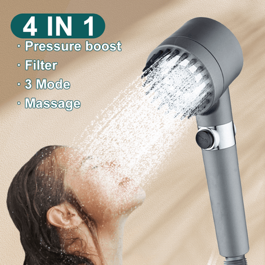 3 Modes Shower Head High Pressure Showerhead Portable Filter