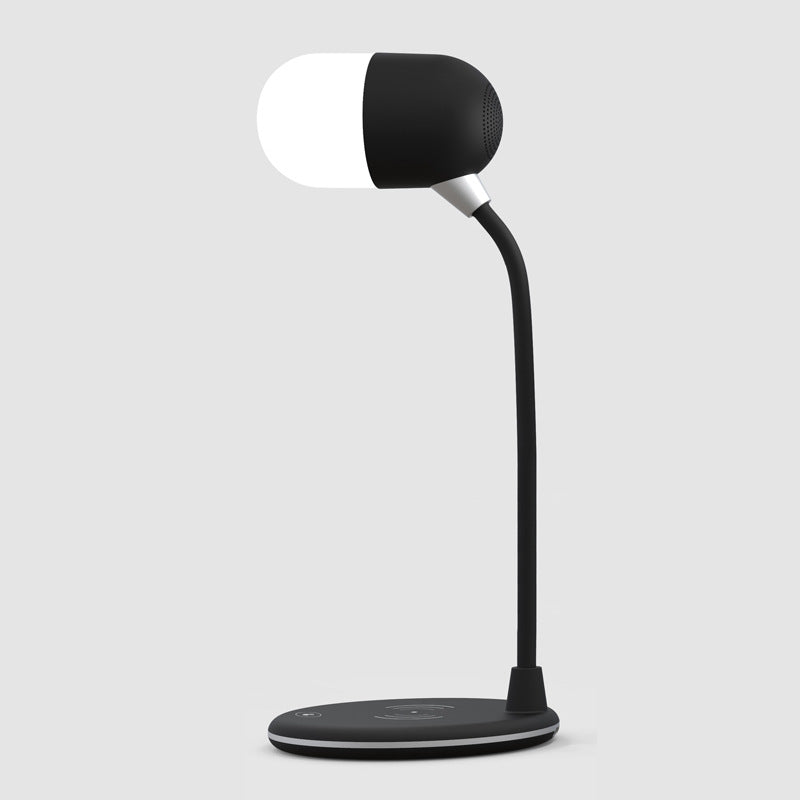3 IN 1 Desk Lamp With Qi Wireless Charger 5W Bluetooth Speaker