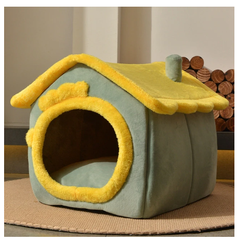 Foldable Dog House Pet Cat Bed Winter Dog