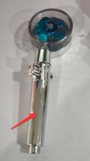 New Turbo Propeller Shower Head Water Saving High Pressure