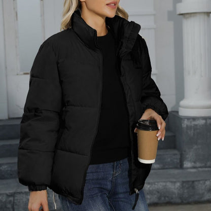 Winter Coat Women Casual Windproof Down Cotton Coat