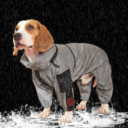 Fashionable Large Dog Summer Sunscreen Stormsuit