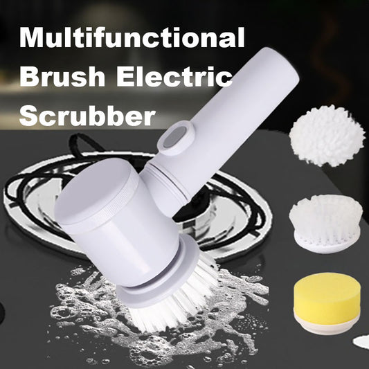 Kitchen Supplies Multifunctional Brush Electric Scrubber
