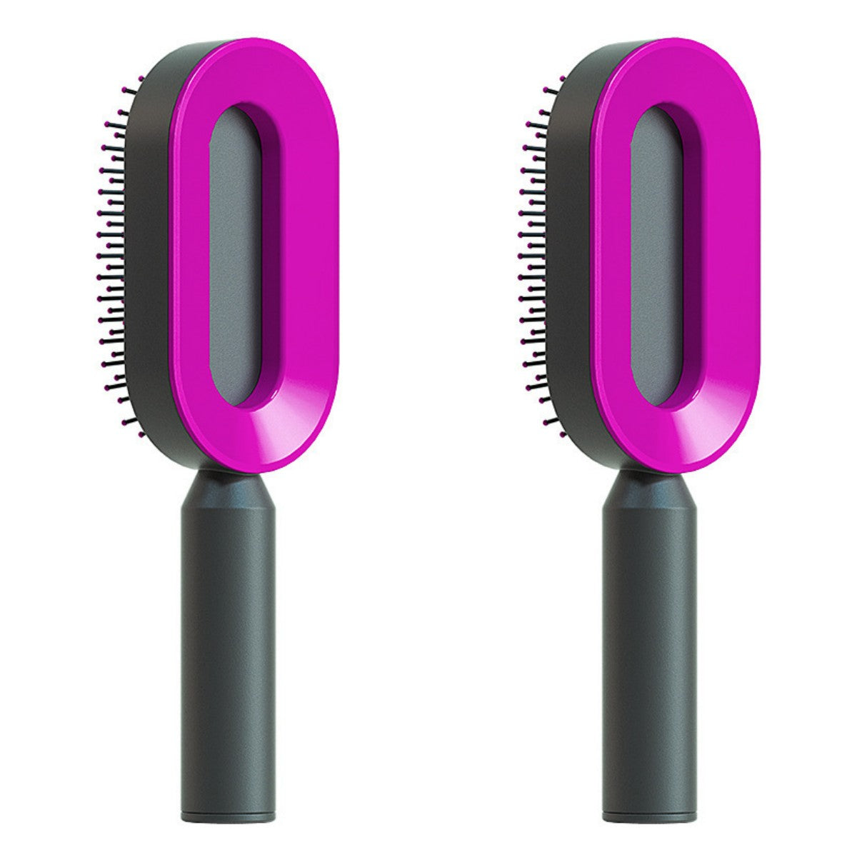 Self Cleaning Hair Brush For Women One-key Cleaning Hair Loss