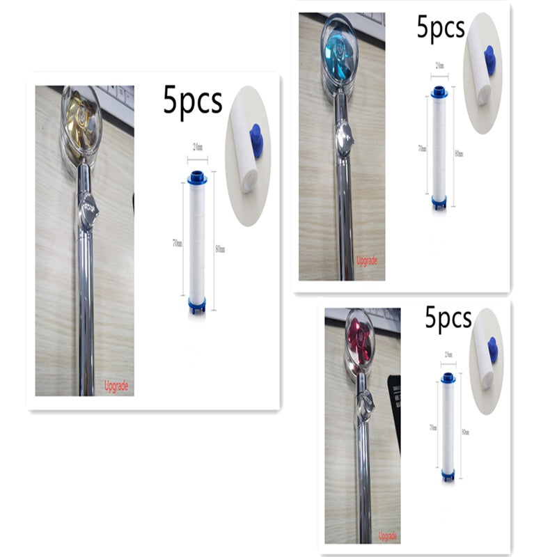 New Turbo Propeller Shower Head Water Saving High Pressure