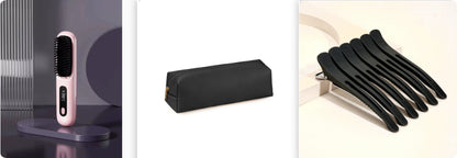 2 In 1 Straight Hair Comb Wireless Hair Straightener Brush