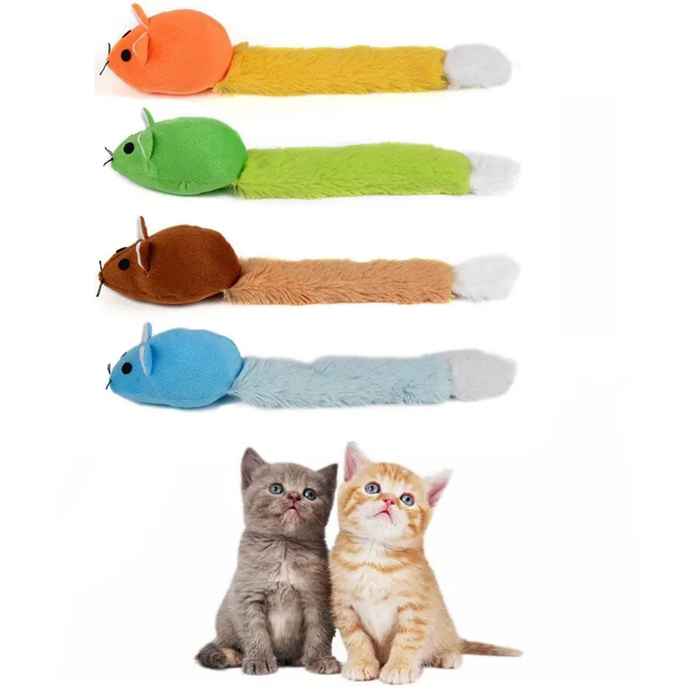Long Tail Mouse Cat Teaster Toys Funny Pet Toys Training