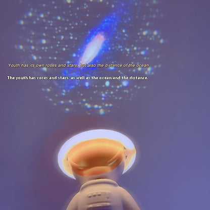 2024 New Astronaut Star Projector Lamp Ins Touch Usb Charging Night Light