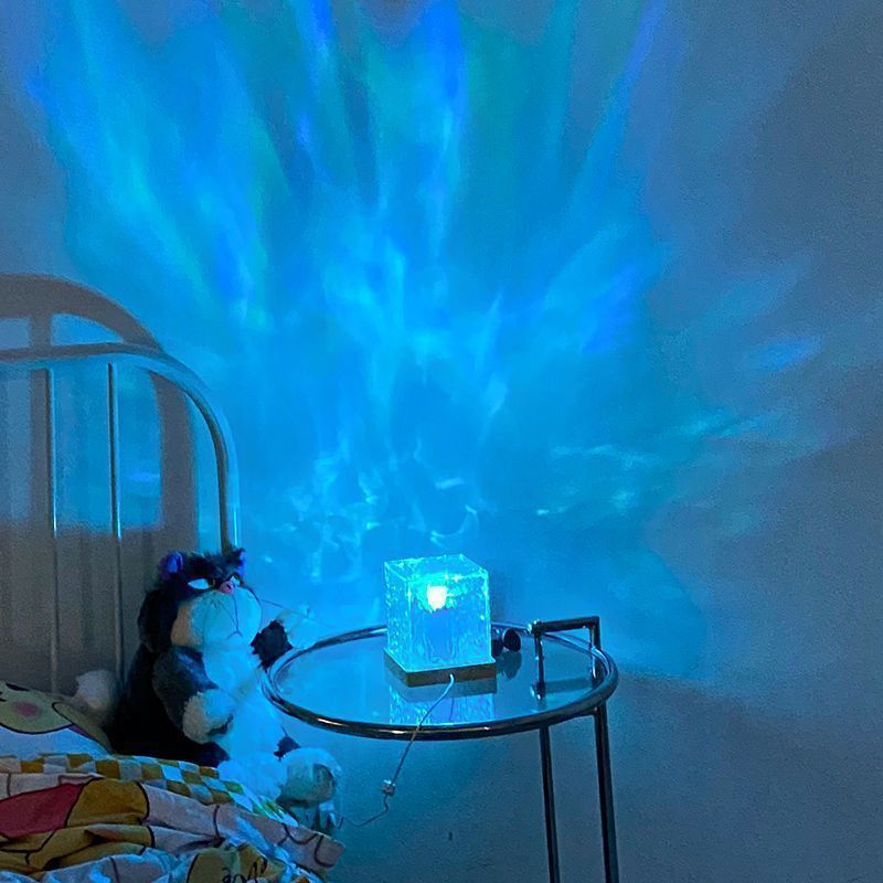 16 Colors LED Water Ripple Ambient Night Light Decoration
