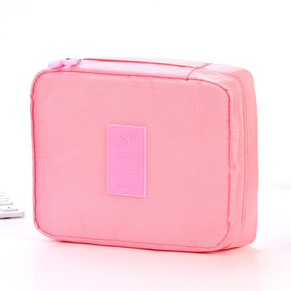 Portable Cosmetic Bag Waterproof Divider Multi-grid Pockets