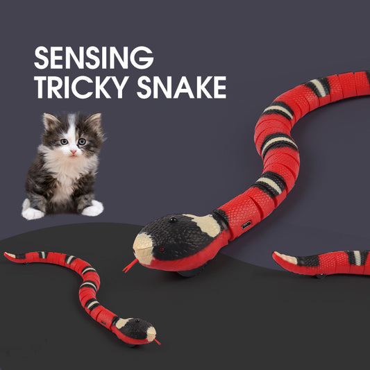 Smart Sensing Interactive Cat Toys Automatic Electronic Snake Pet