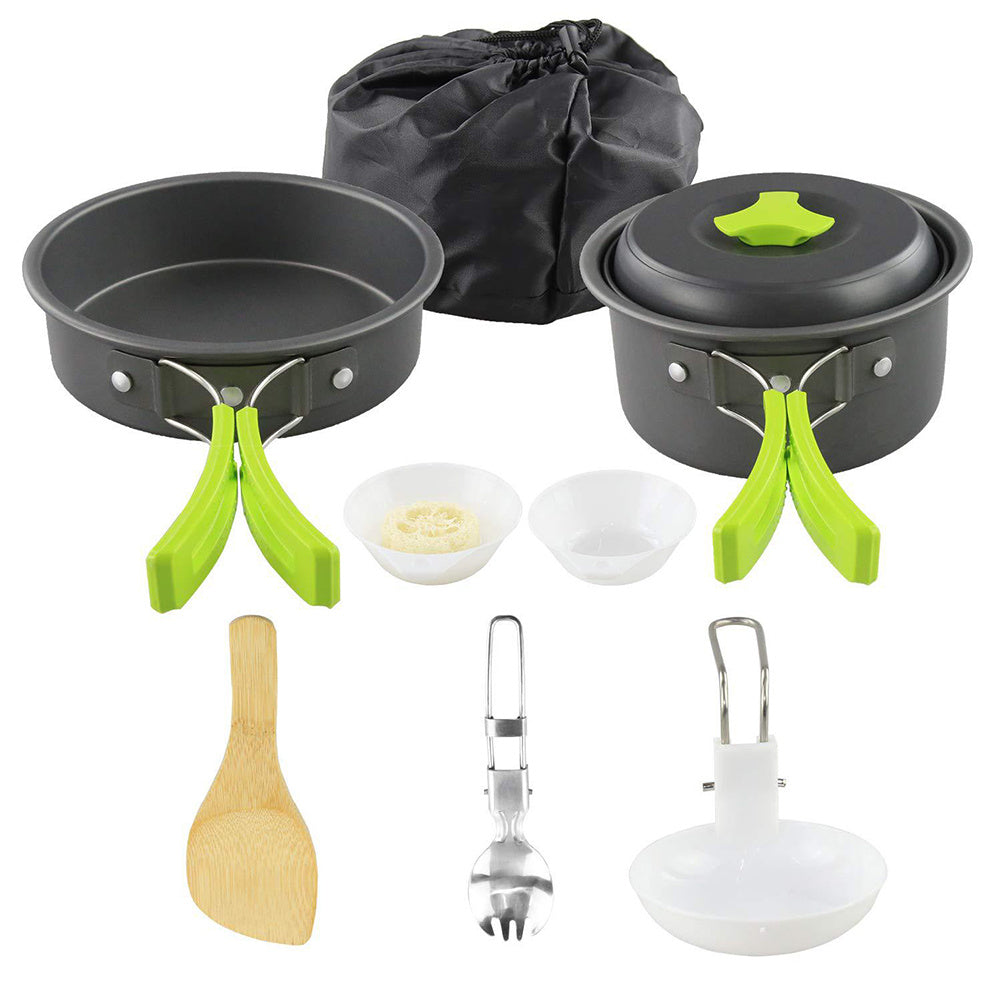 Camping Cookware Kit Outdoor Cooking Set Outdoor