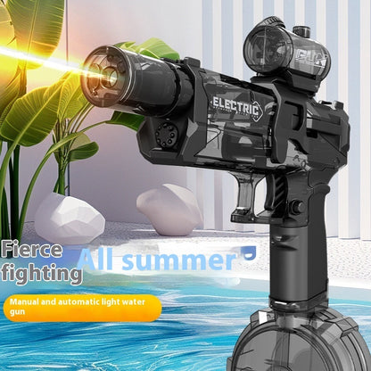 Fire Rat Electric Water Pistol Cool Light Full Automatic Spray Gun