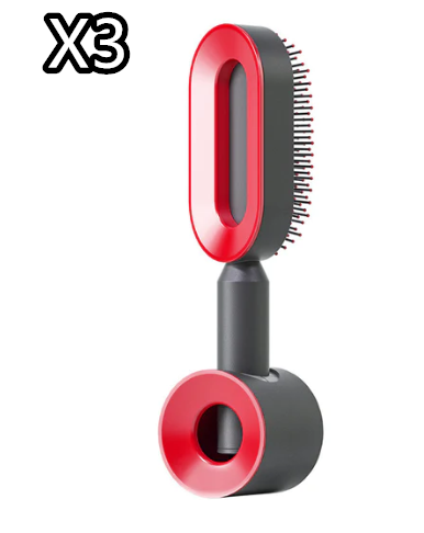 Self Cleaning Hair Brush For Women One-key Cleaning Hair Loss