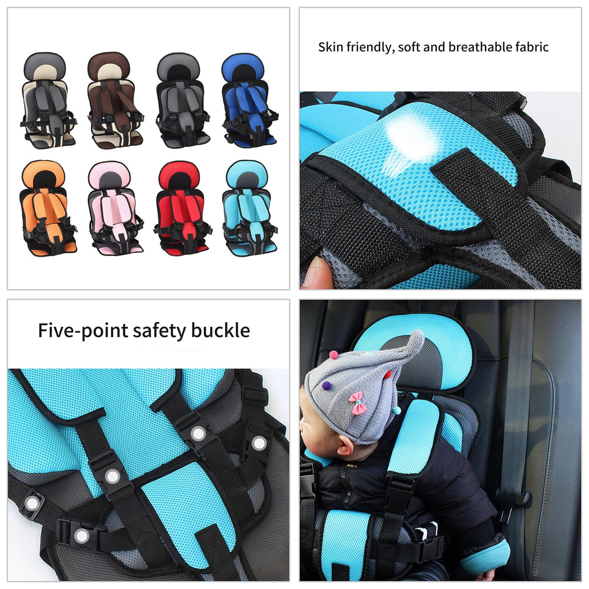 Infant Safe Seat Mat Portable Baby Safety Seat Children's Chairs