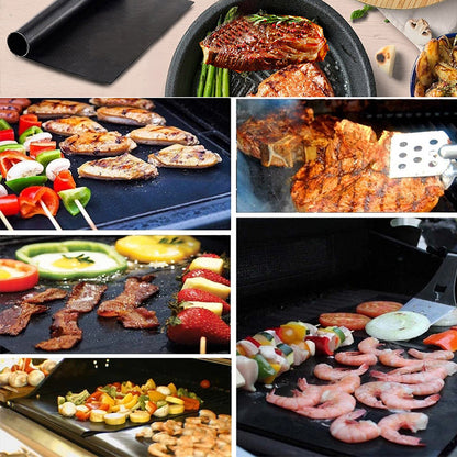 Non-stick High Temperature Resistant Outdoor Barbecue Oven Mat Set