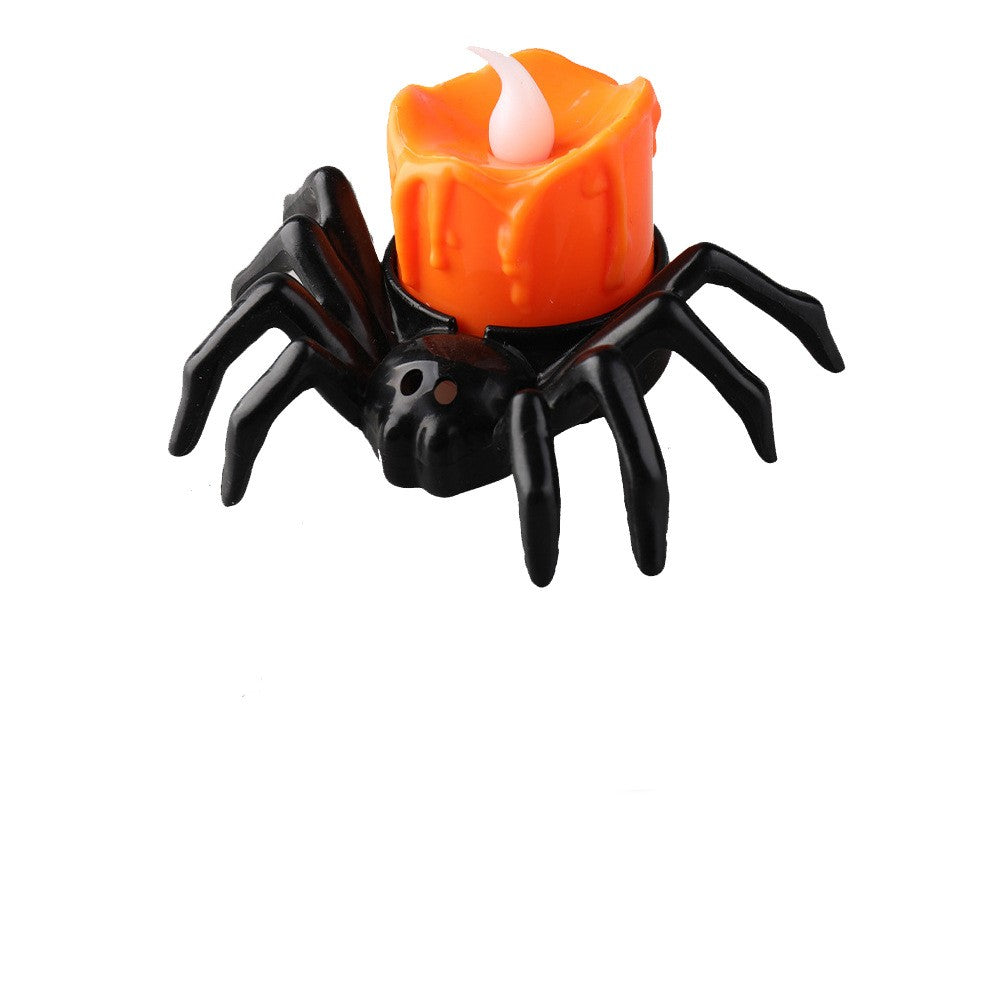 Halloween Festival Atmosphere Creative Halloween Spider Candlestick Ornaments