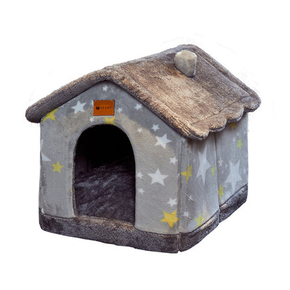 Foldable Dog House Pet Cat Bed Winter Dog