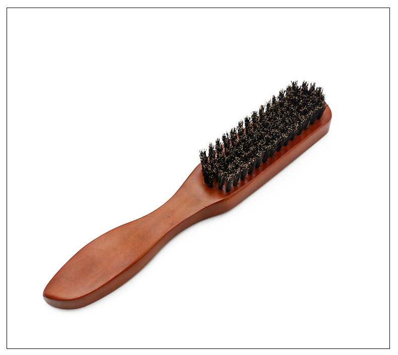 Wooden Handle Pig Bristle Brush Cleaning Broken Hair Brush Hair Salon Tool