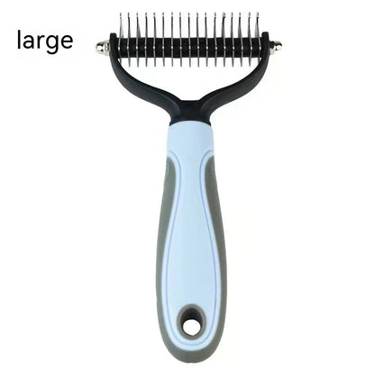 Dogs And Cats Stainless Steel Knife Pet Hair Unknotting Comb